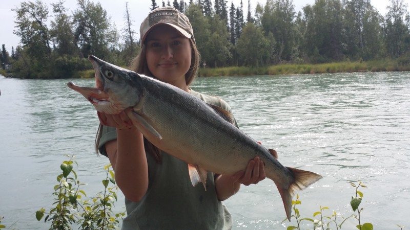 Alli with her 1st Red of 2016