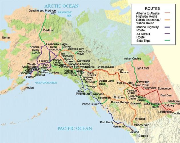 TheAlaskaHighwayRoadmap