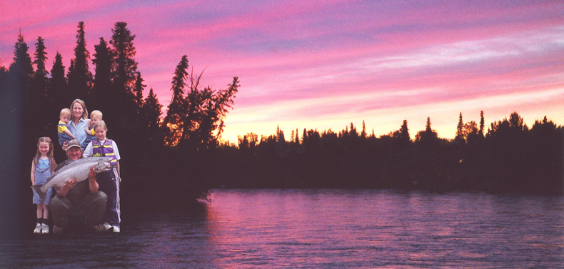 First Sunset on the Kenai 9/20/2002!